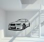 Preview: BMW 325i E36 Wandtattoo